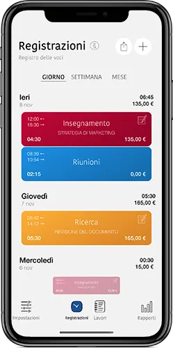 Registrazioni del Tempo