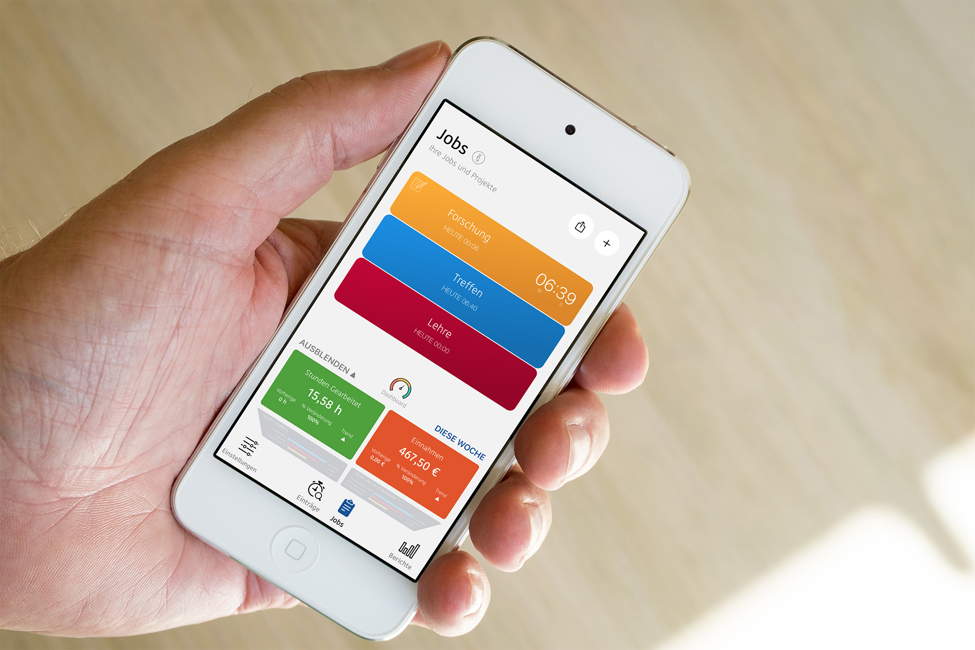 WorkHours Lifestyle-Bild – Jobs