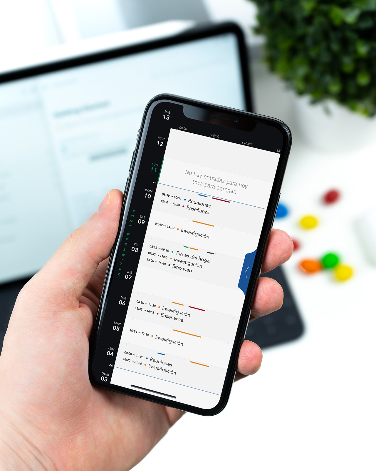 Foto de estilo de vida - Línea de tiempo del calendario